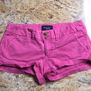Pink American eagle shorts